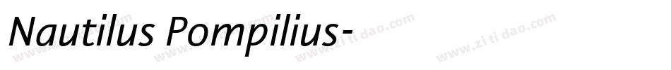 Nautilus Pompilius字体转换